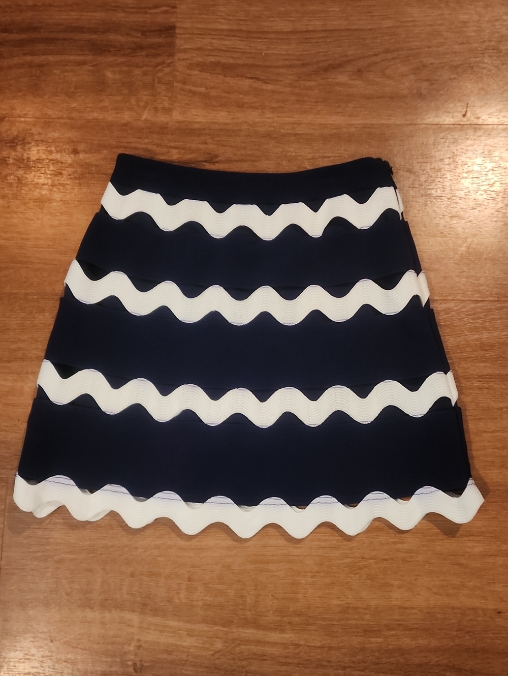 NWT Milly Minis Navy & White Skirt, Girls 7/8